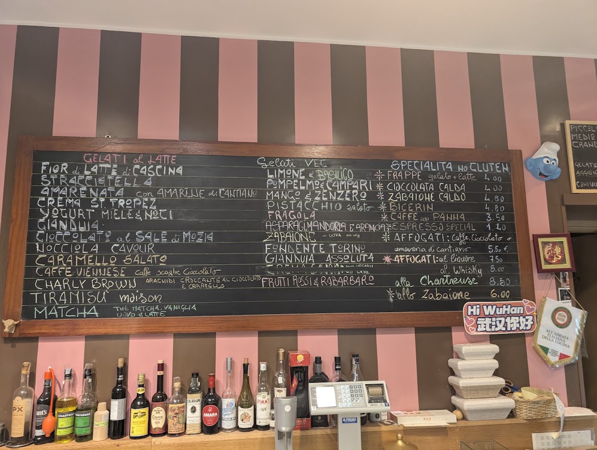 Il gelato servito.