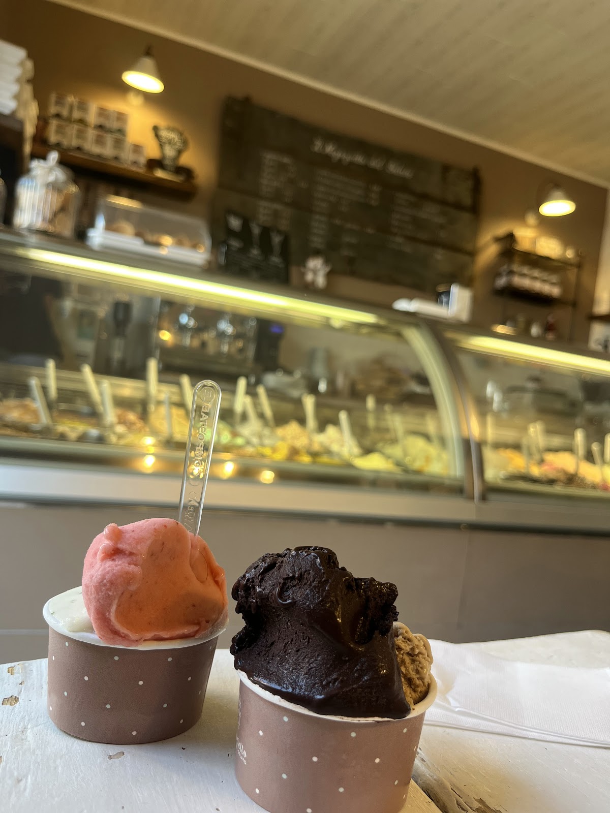 Il locale in servizio.