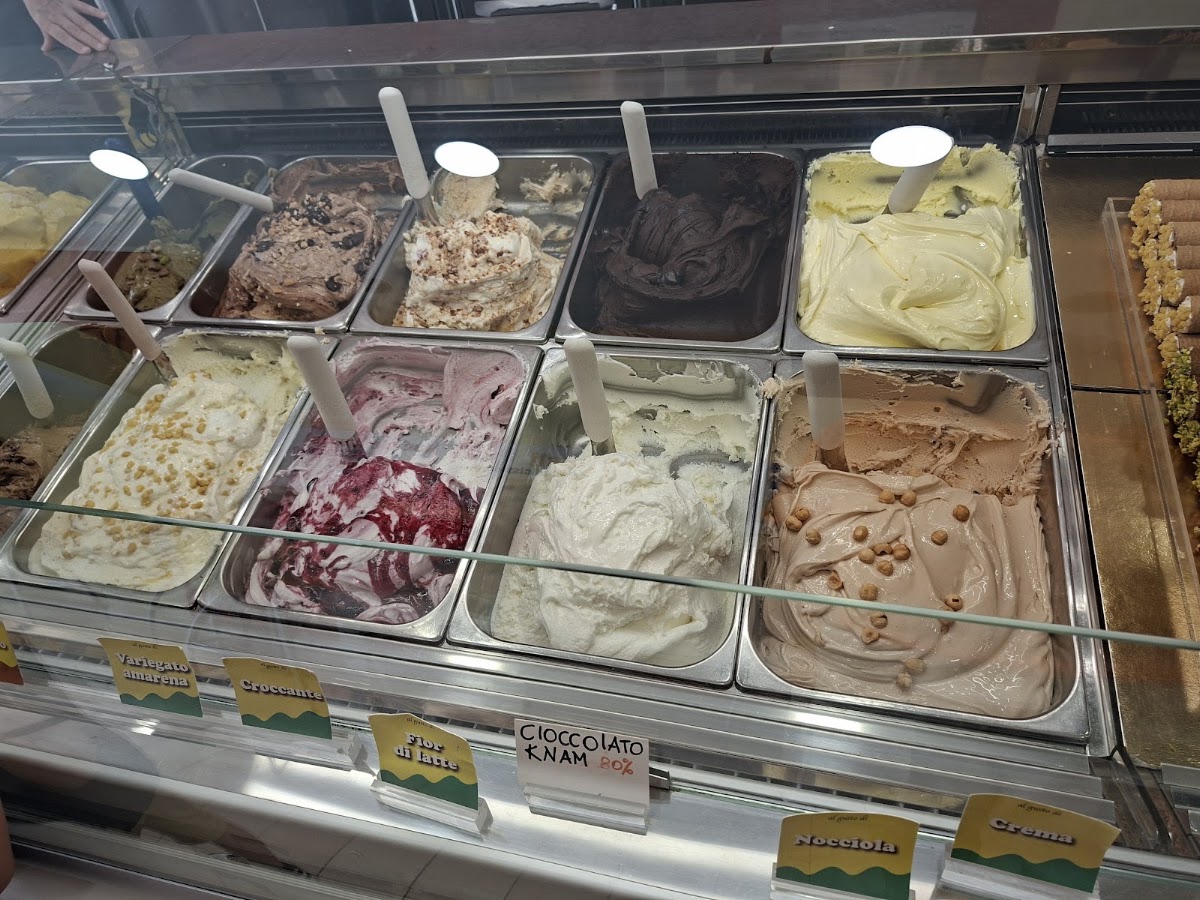 Il gelato servito.