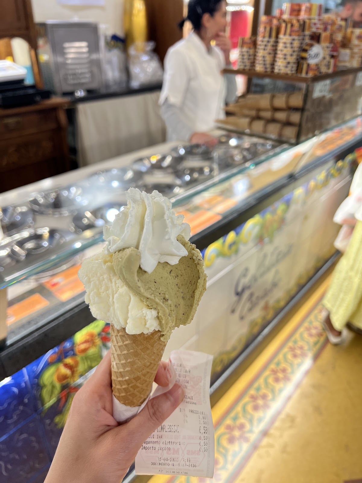 Il gelato della casa.