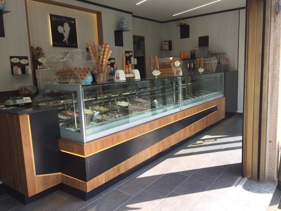 Il gelato servito.