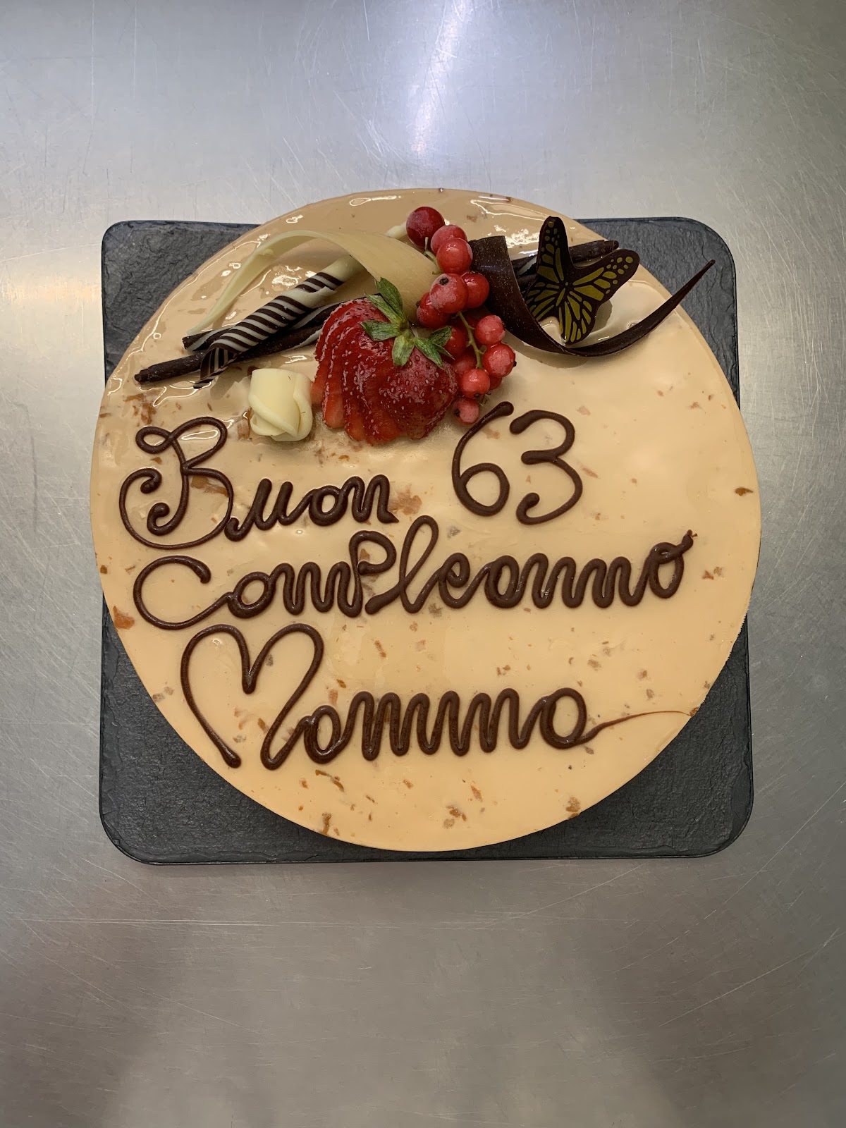 Un dettaglio del banco.