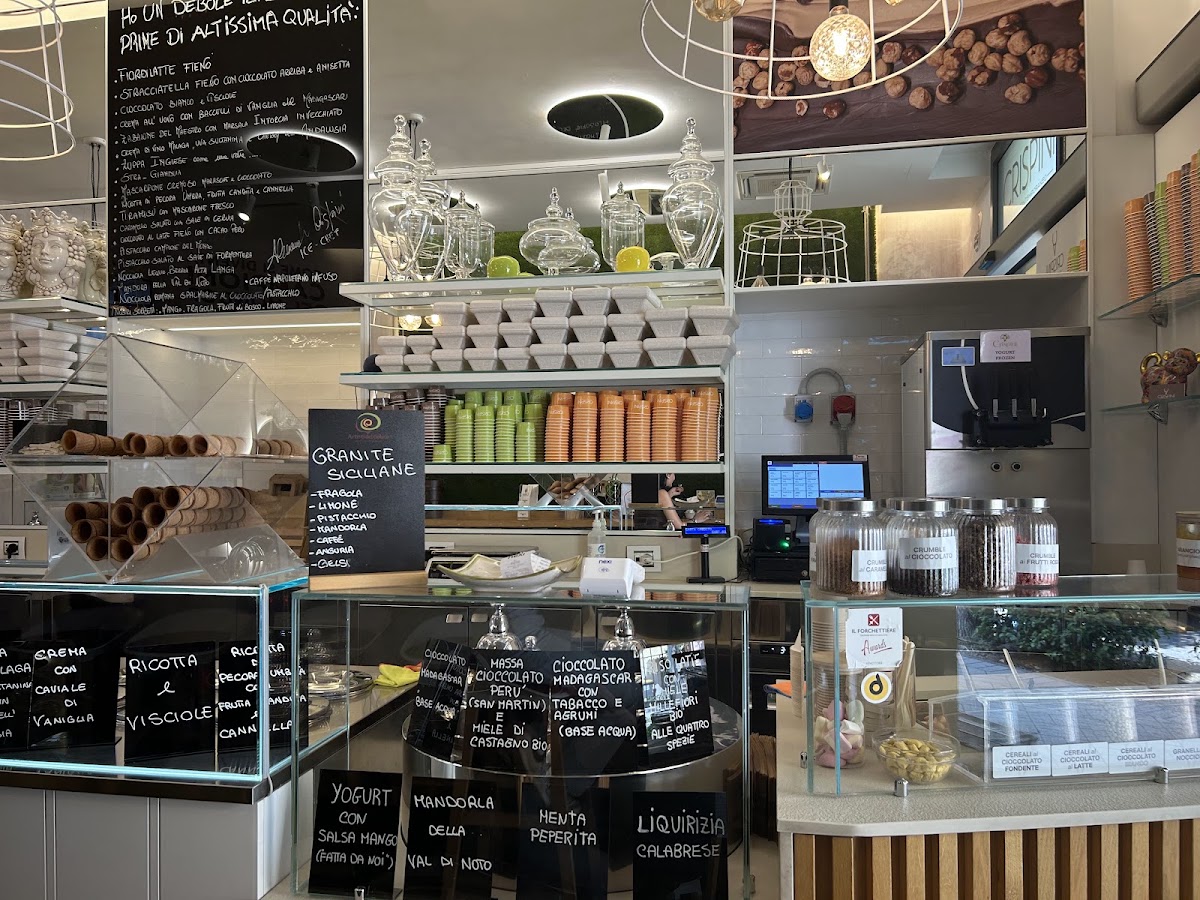 Il gelato della casa.