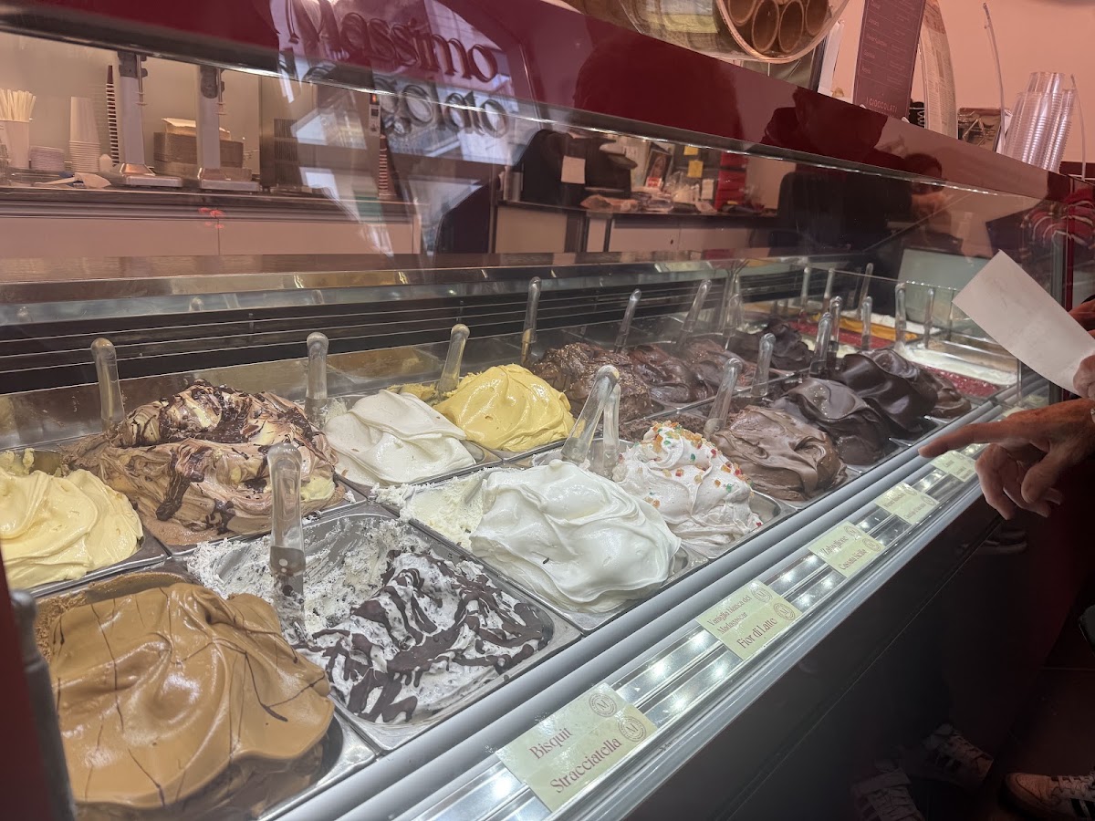 Il gelato servito.