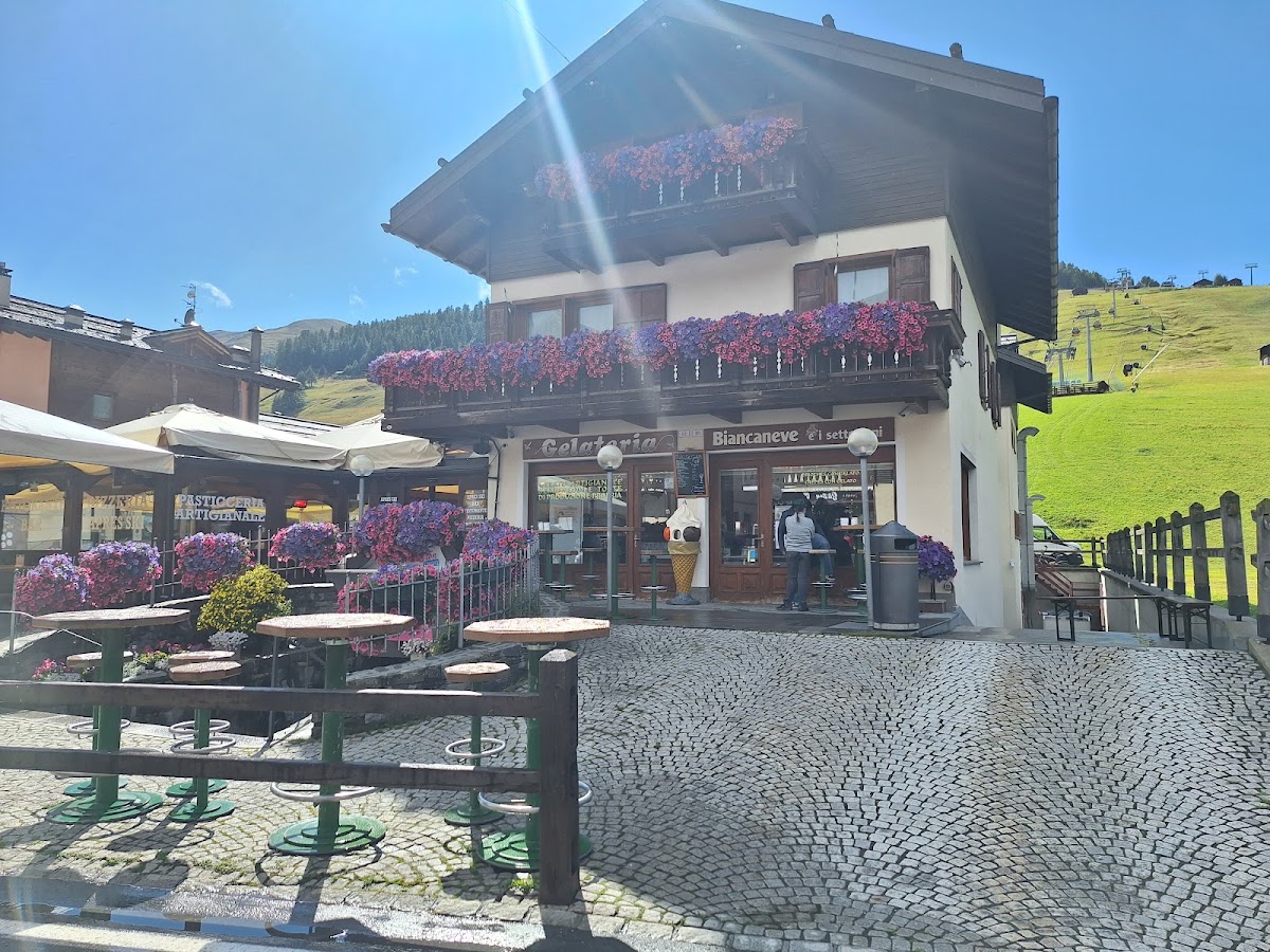 Il gelato servito.