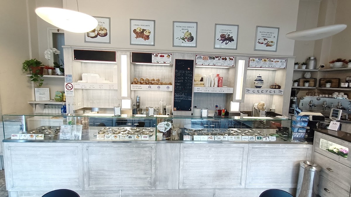 Il gelato servito.
