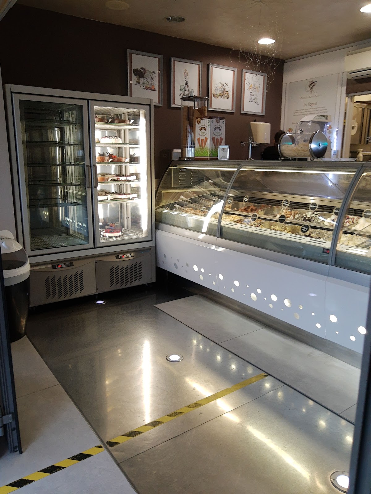 Il gelato servito.
