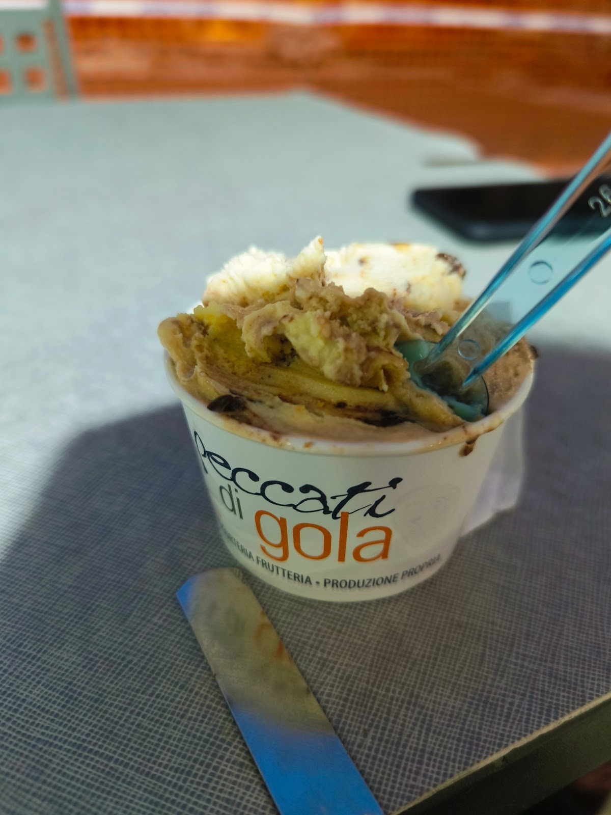 Il gelato della casa.