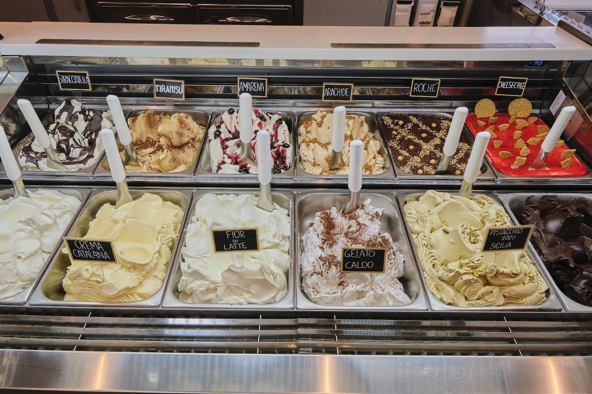 Il gelato servito.