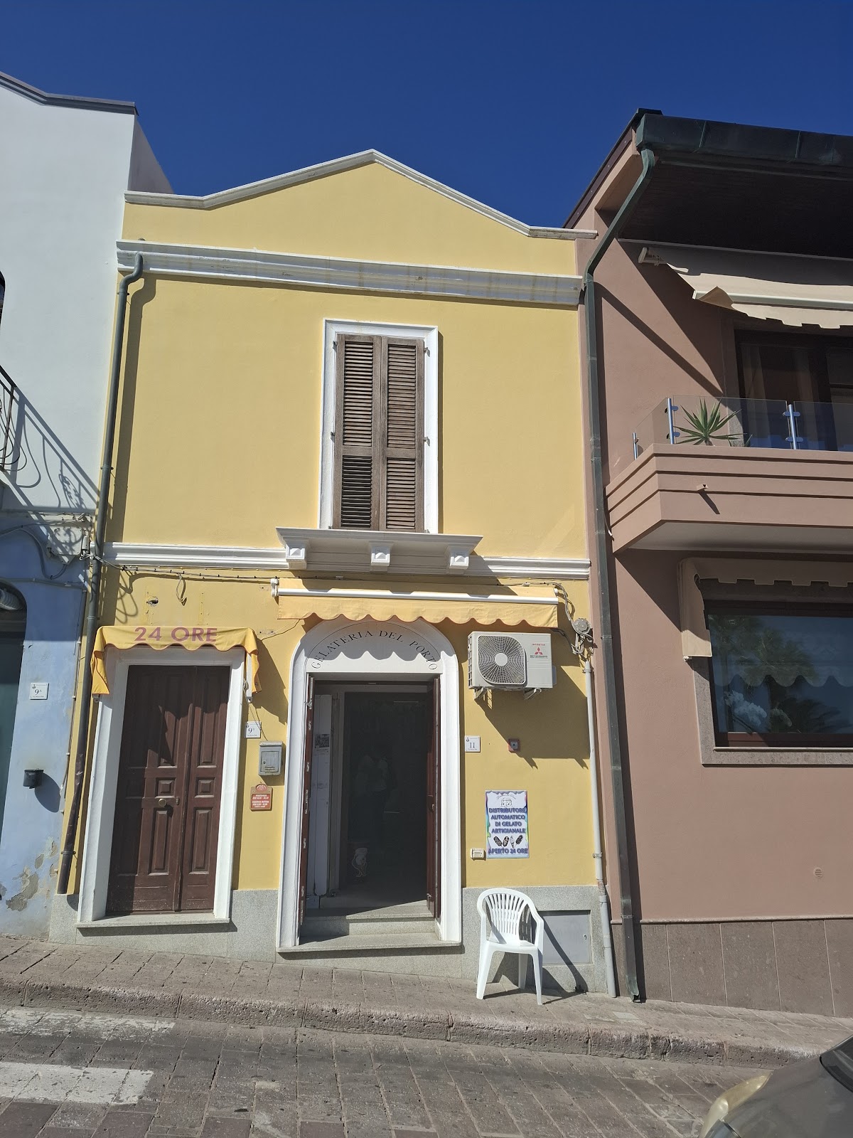 Un dettaglio del banco.