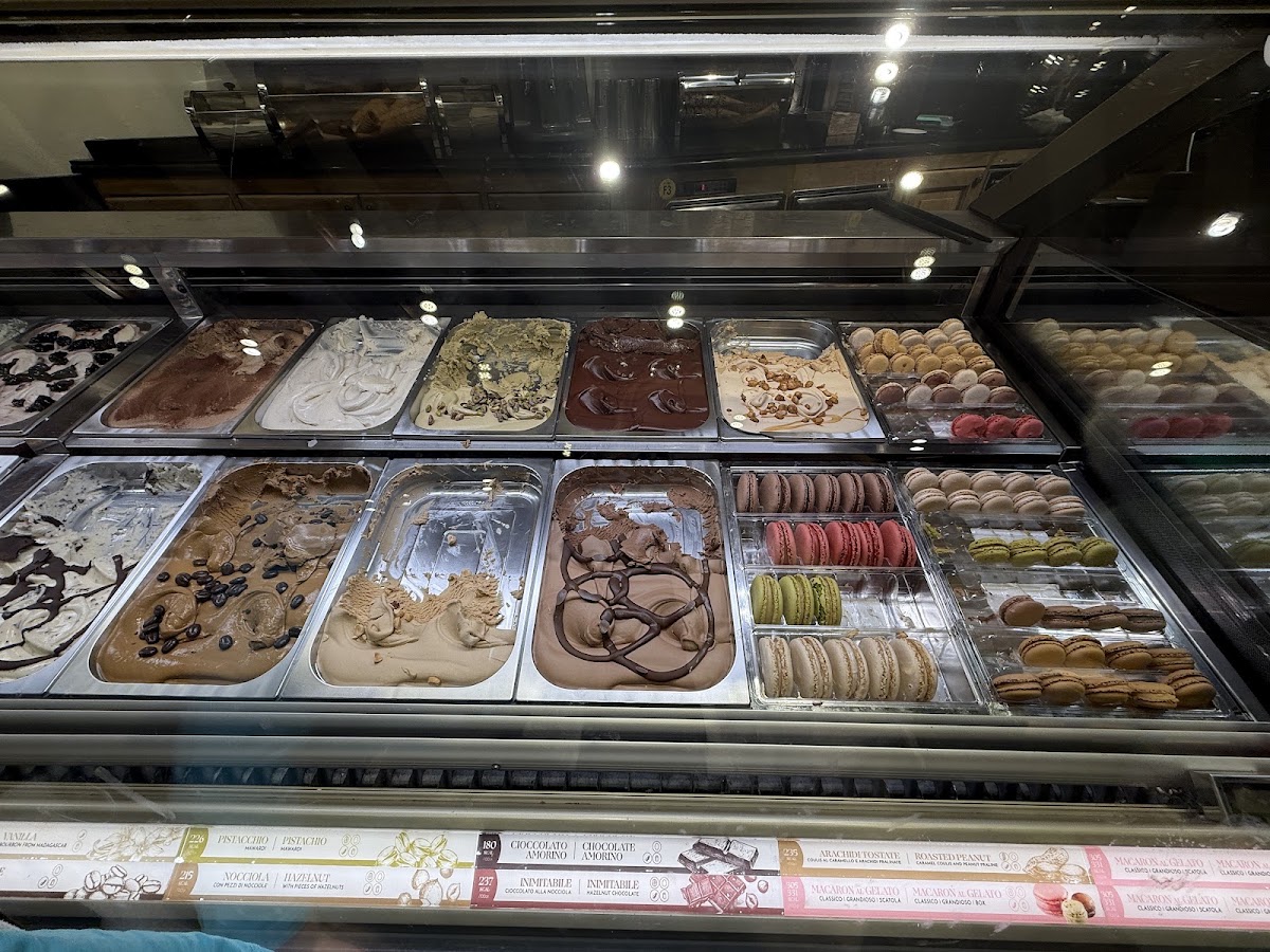 Il gelato servito.