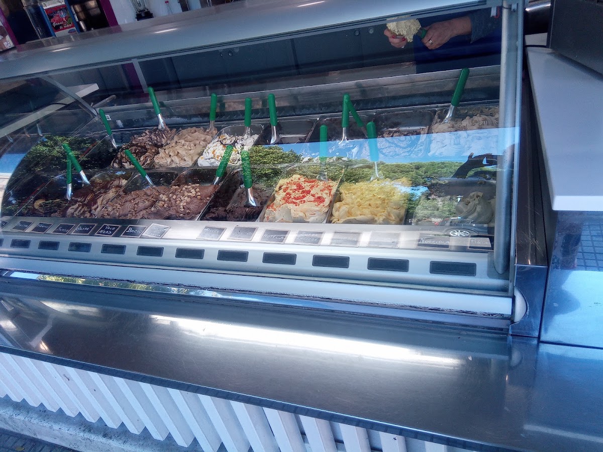 Un dettaglio del banco.