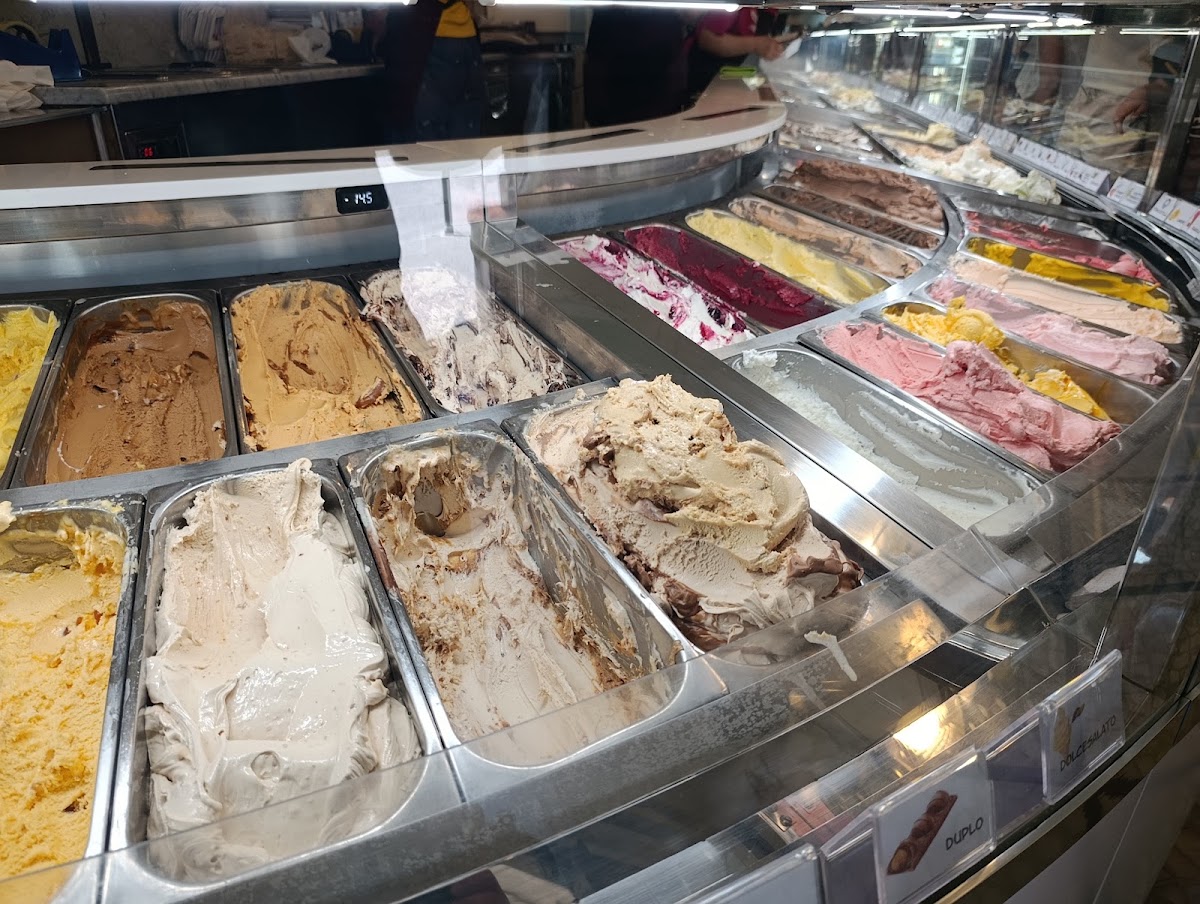 Il gelato servito.