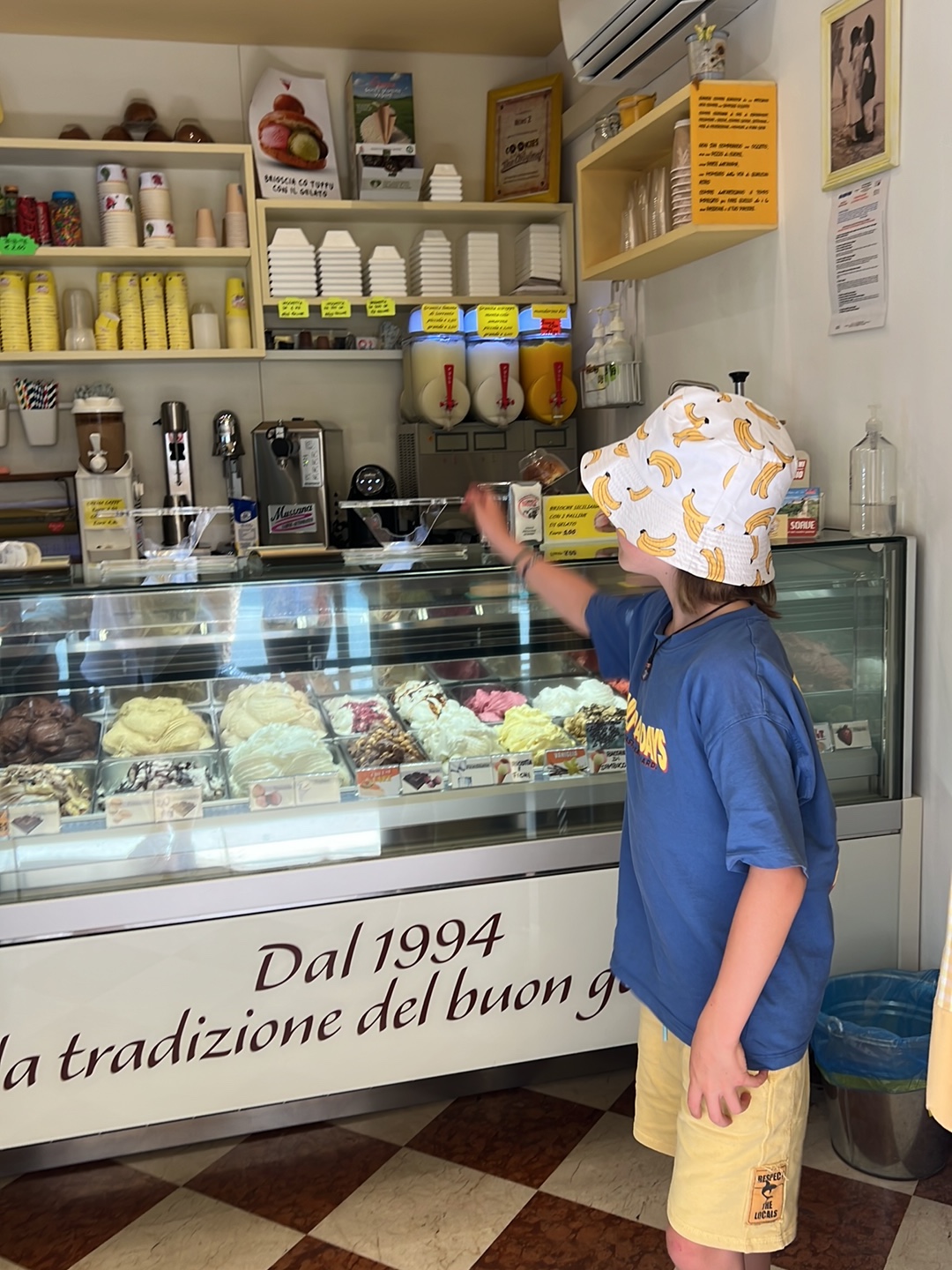 Il locale in servizio.