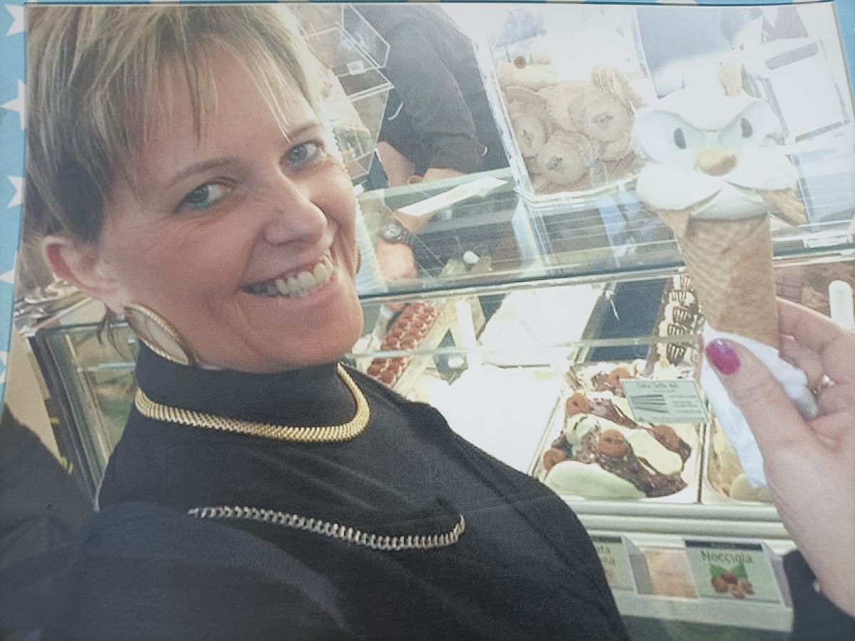 Il gelato servito.