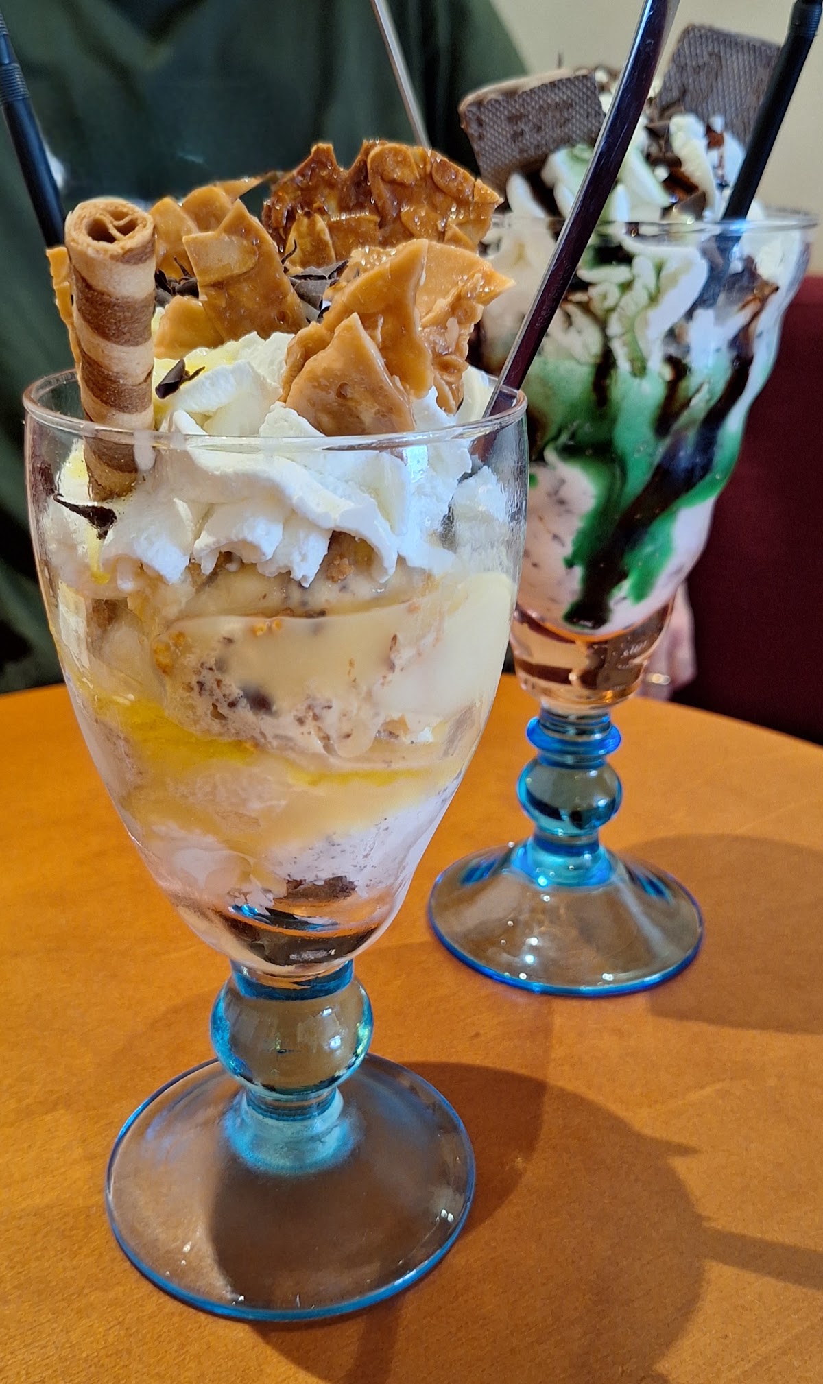Il gelato servito.