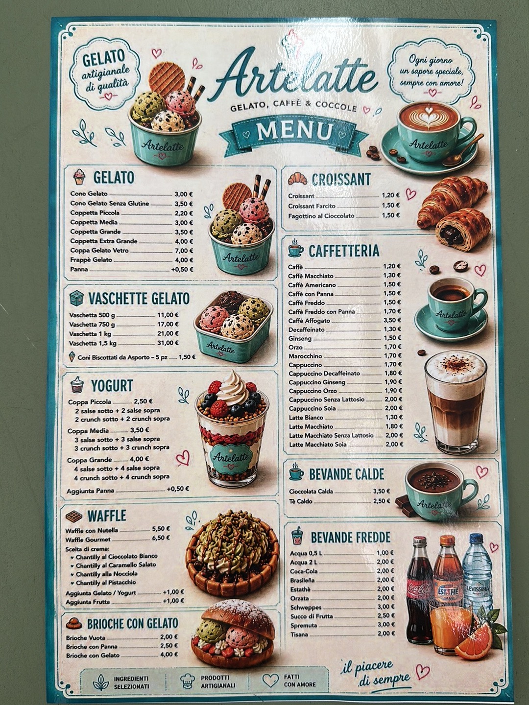 Il locale in servizio.