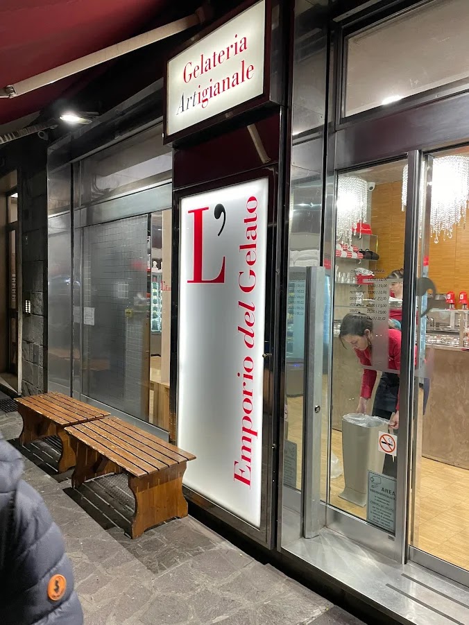 Il gelato servito.