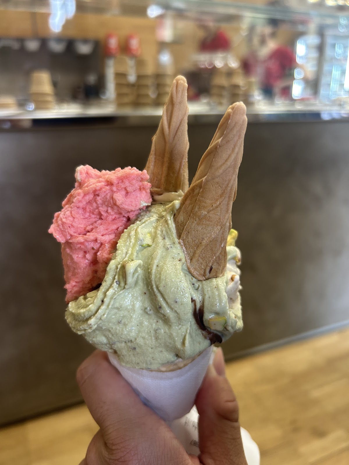 Il gelato della casa.