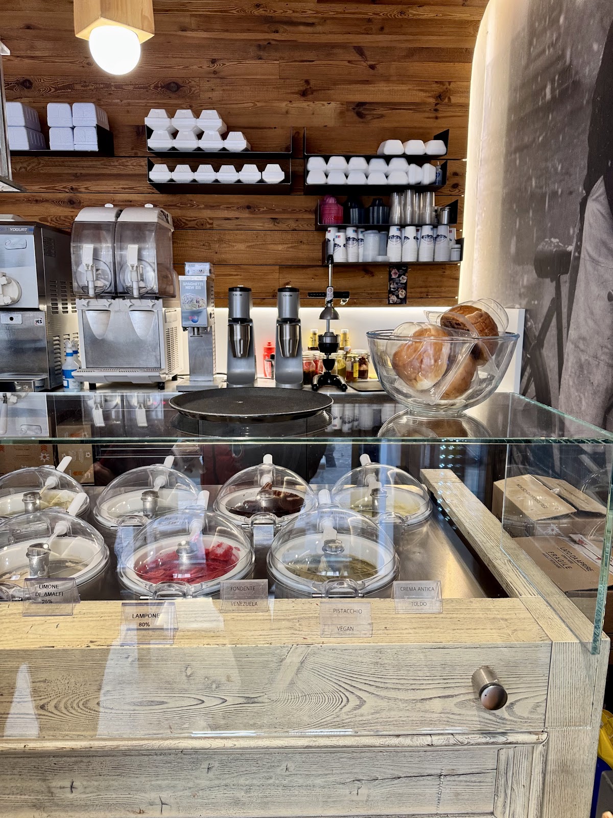 Il gelato della casa.