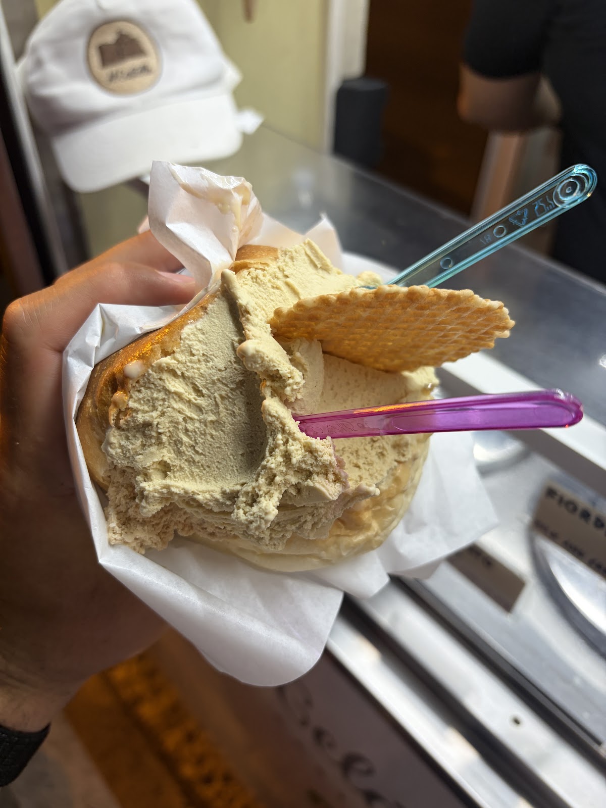 Il gelato della casa.