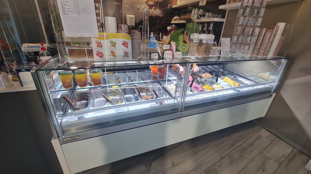 Il gelato servito.