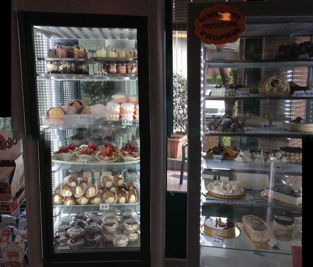 Il gelato servito.