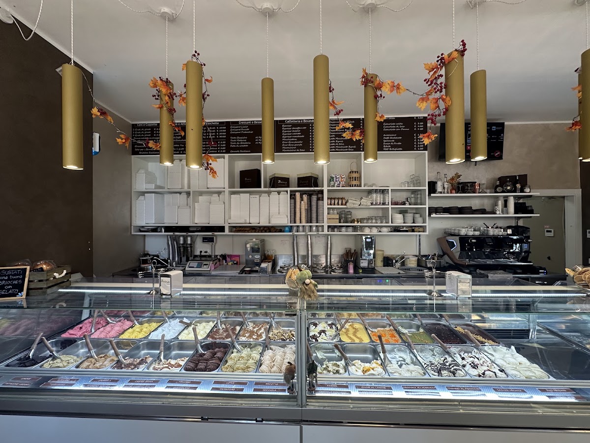 Il gelato servito.