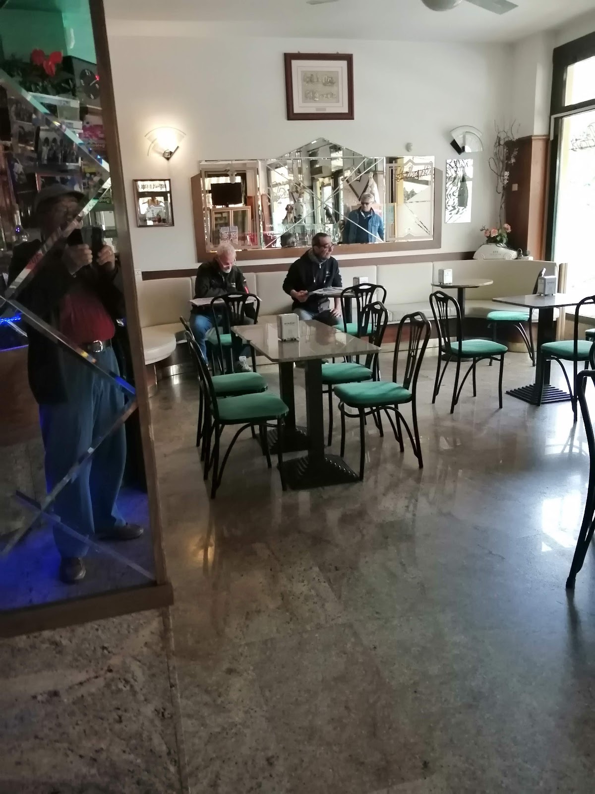 Un dettaglio del banco.