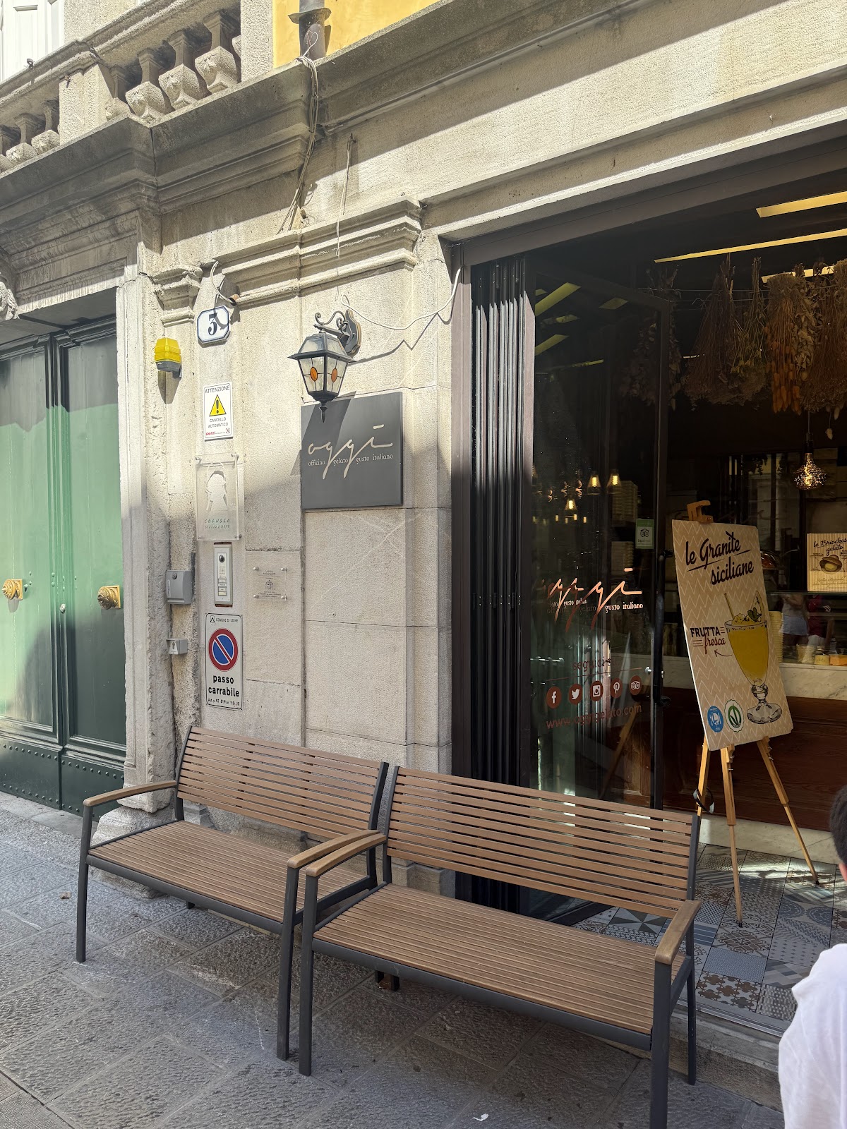 Il locale in servizio.