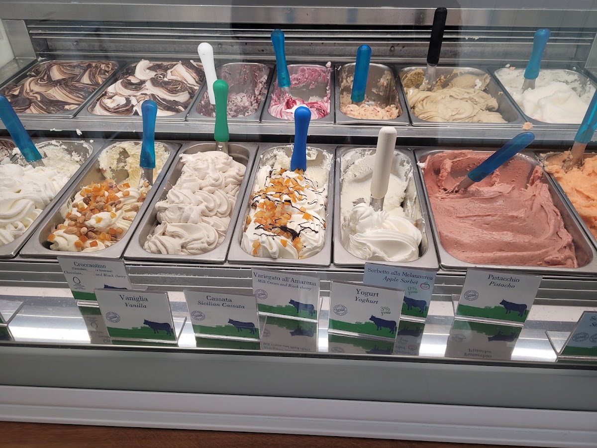 Un dettaglio della vetrina.