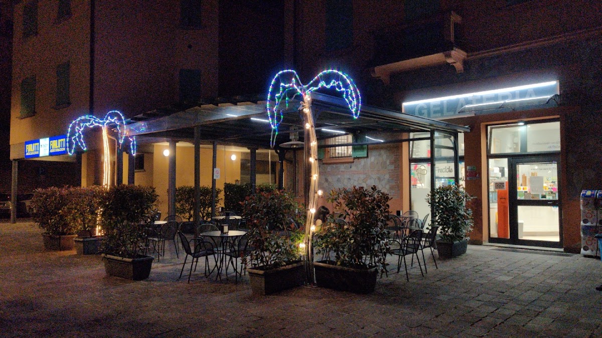 Il gelato servito.
