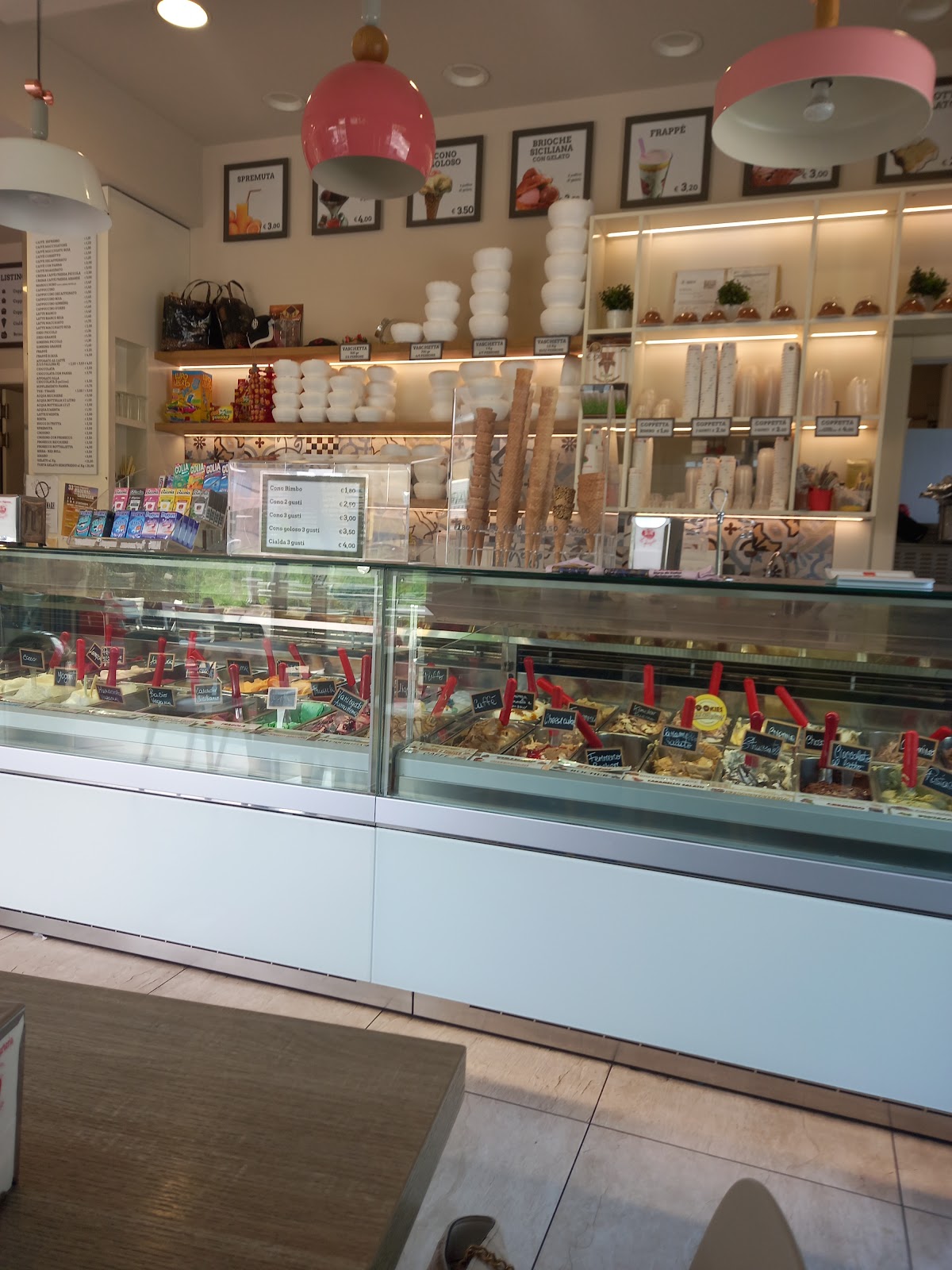 Il locale in servizio.