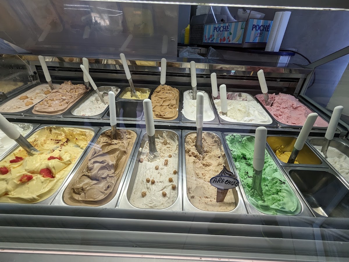 Il gelato servito.