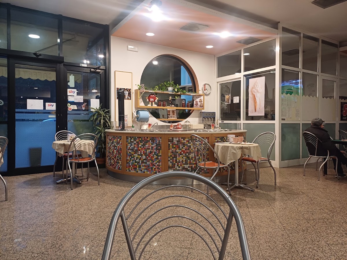 Il gelato servito.