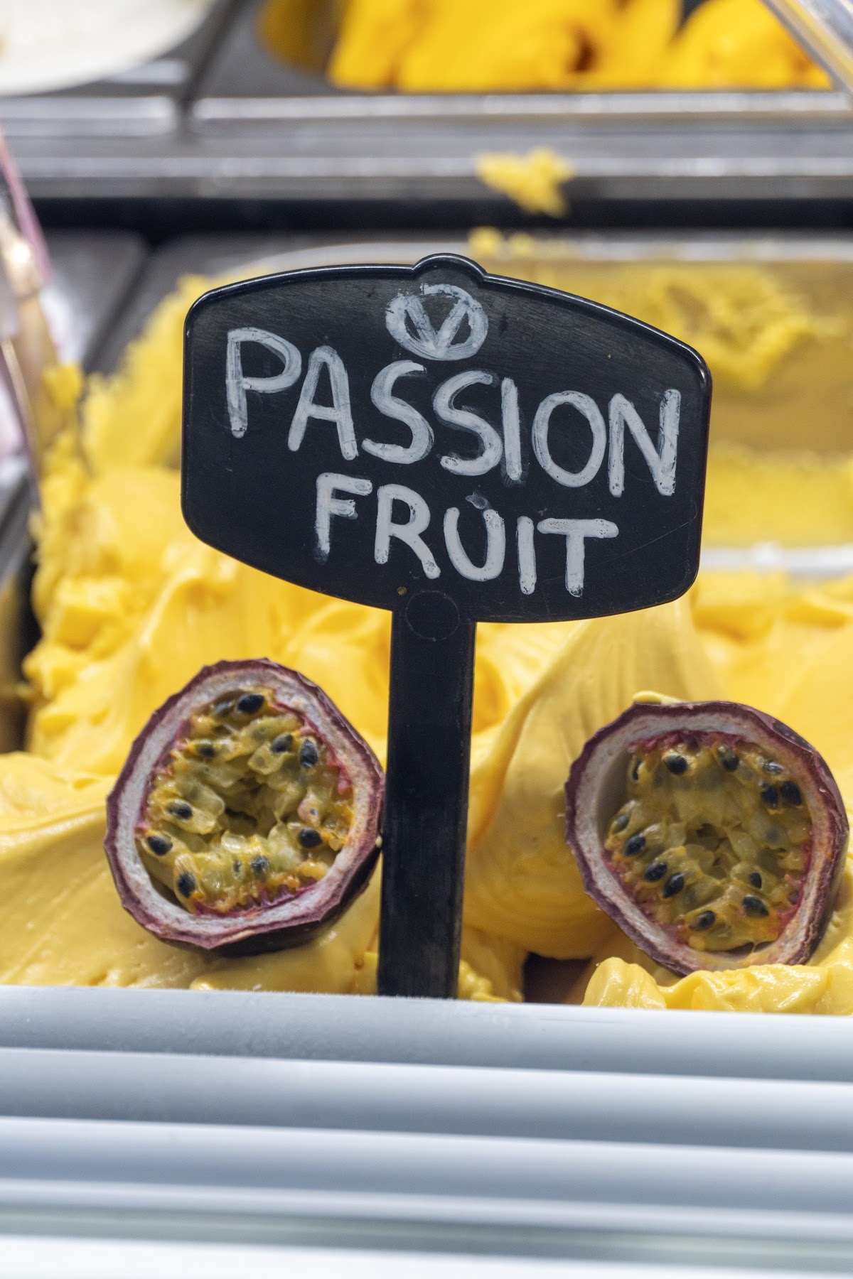 Il gelato servito.