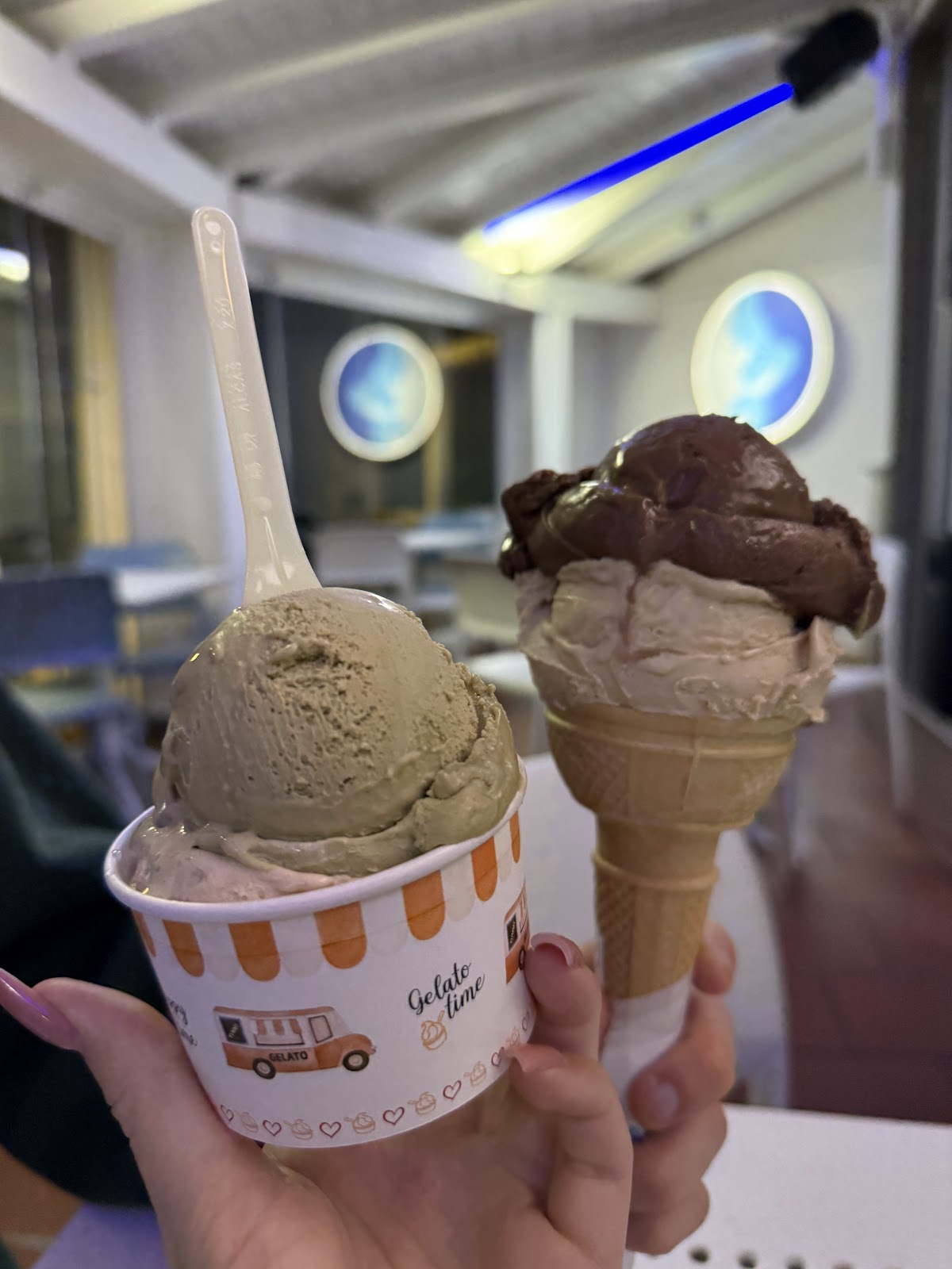 Il gelato della casa.