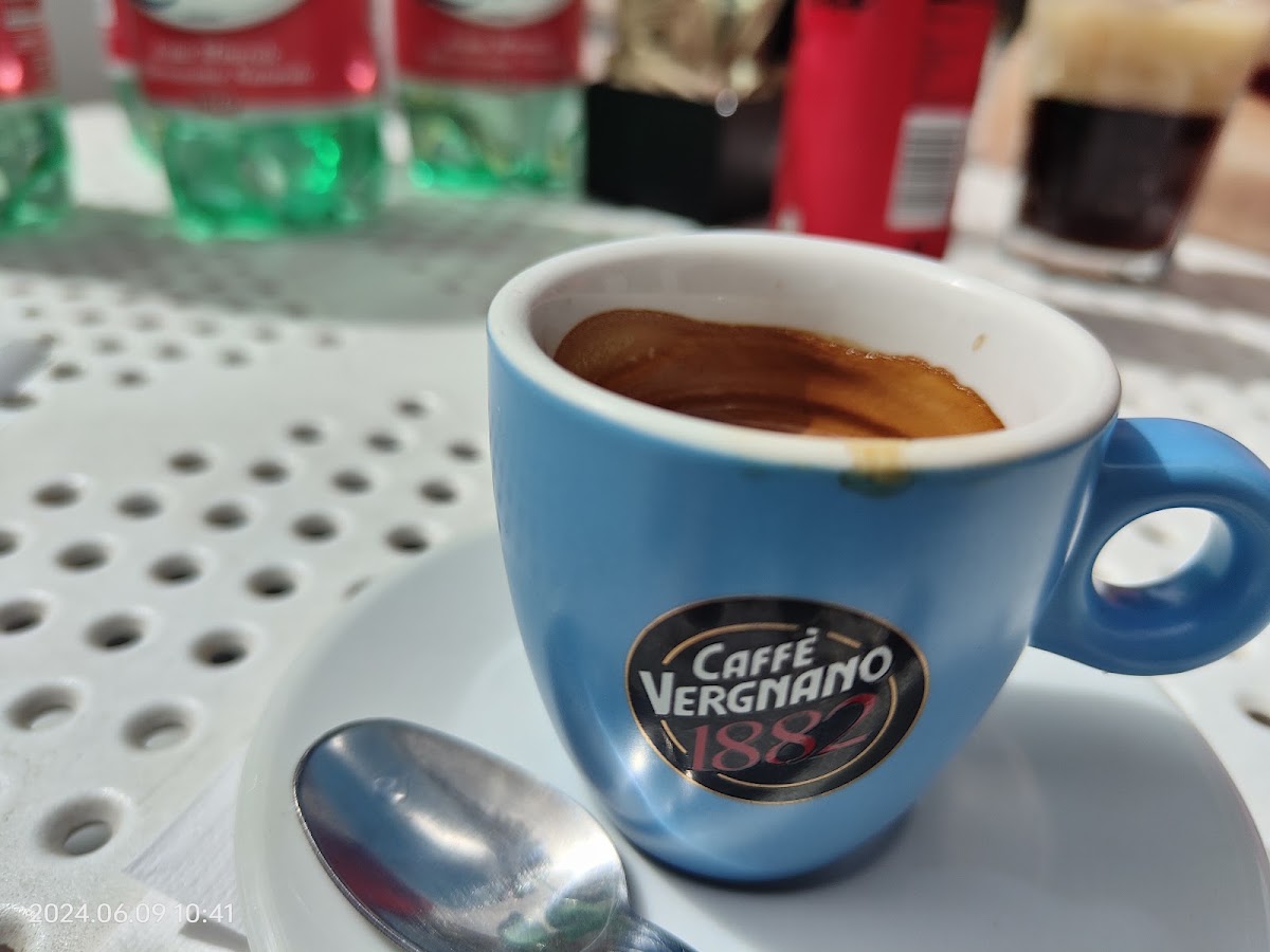 Un dettaglio del banco.