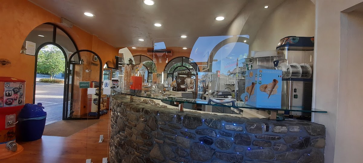 Il gelato servito.