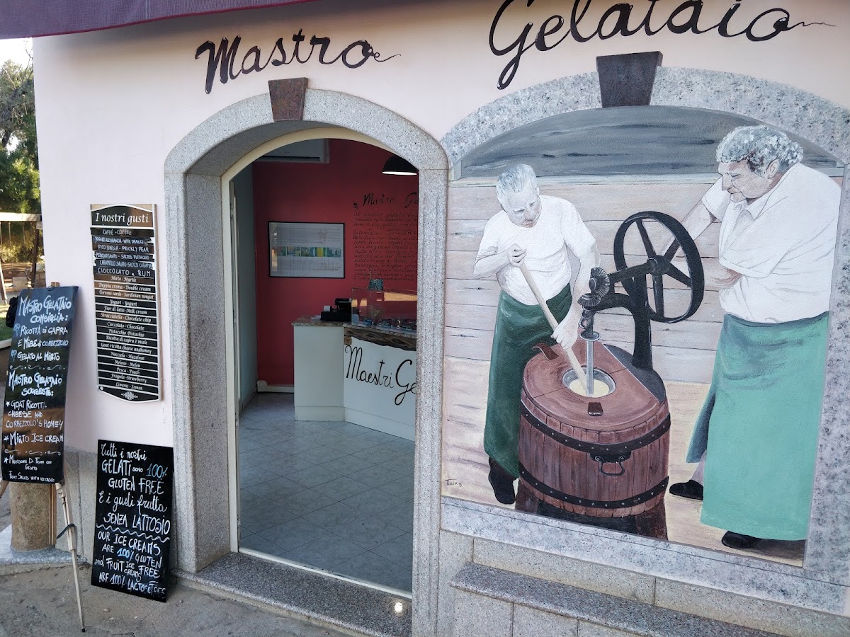 Il gelato servito.
