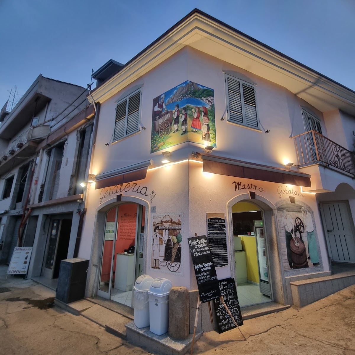 Il locale in servizio.
