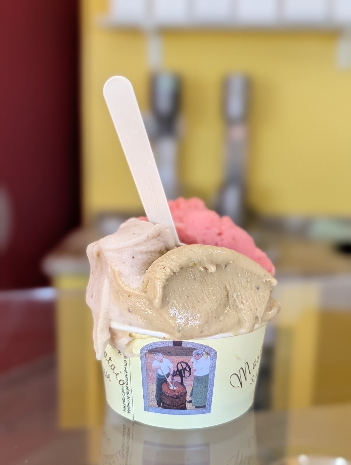 Il gelato della casa.