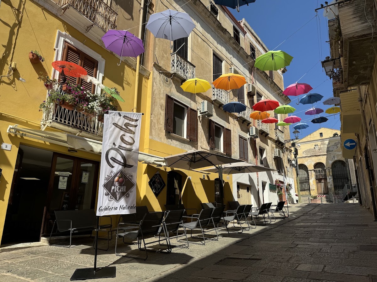 Un dettaglio della vetrina.