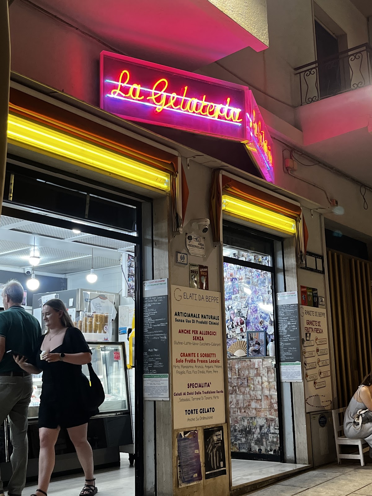 Il locale in servizio.