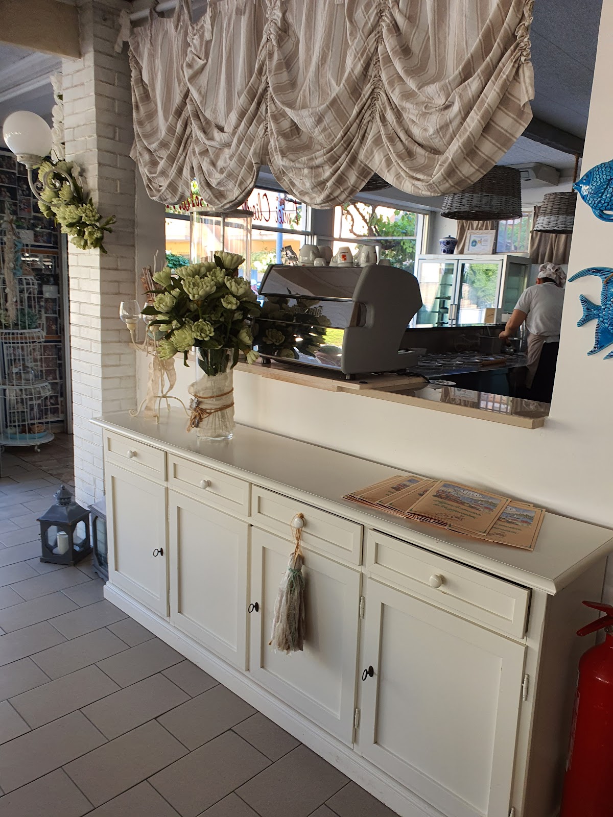 Il locale visto dall'interno.