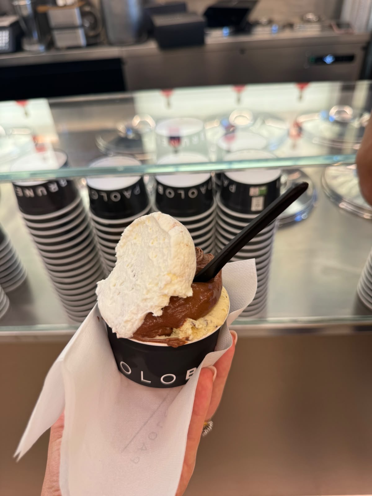 Il gelato della casa.