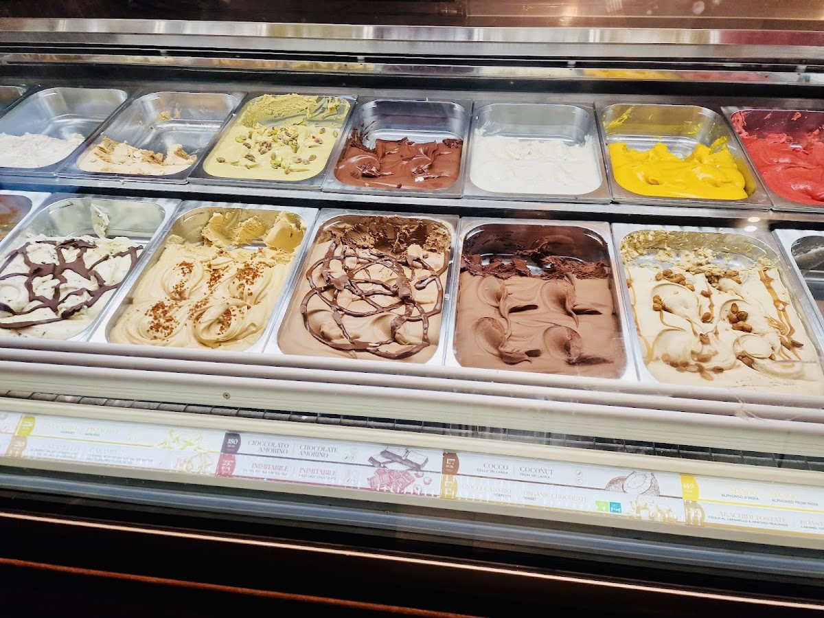 Il gelato servito.