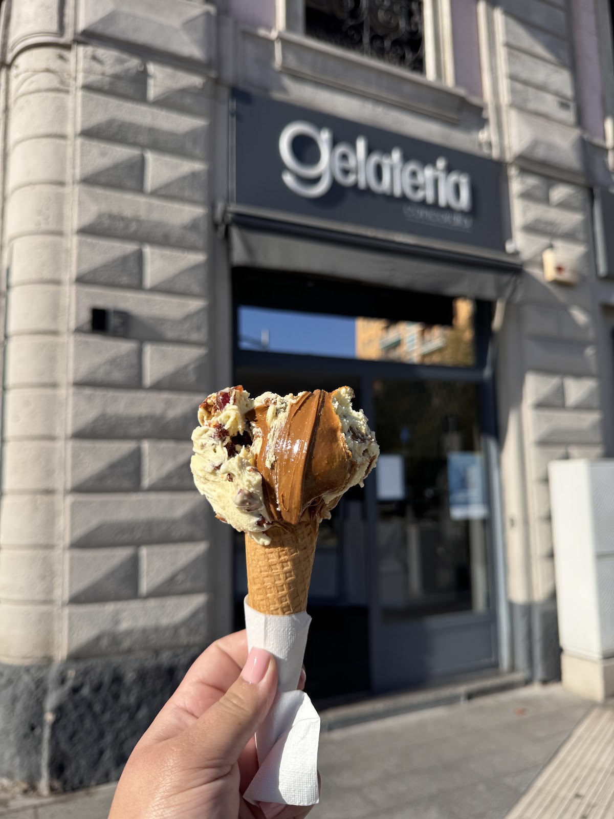 Il gelato della casa.