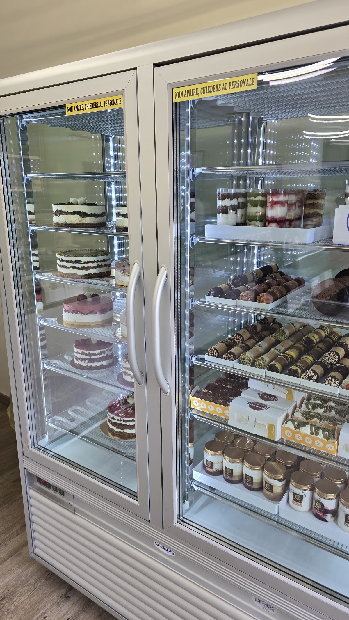 Il gelato servito.