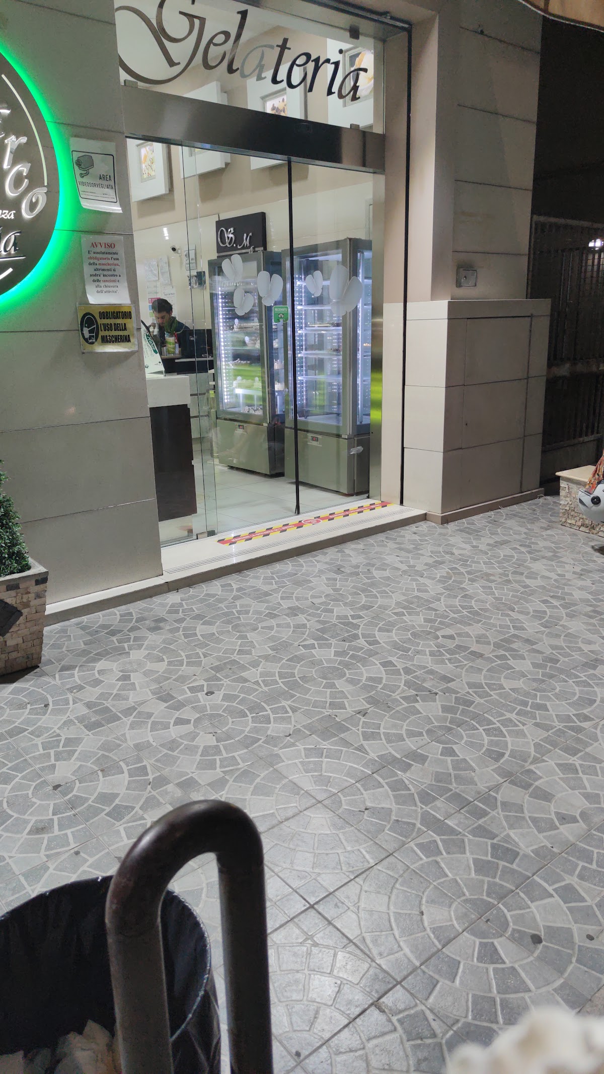 Il gelato servito.